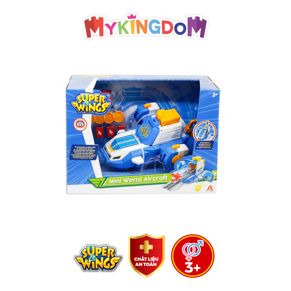 Đồ Chơi SUPERWINGS Căn Cứ Di Chuyển Trên Không Phiên Bản Mini YW750840