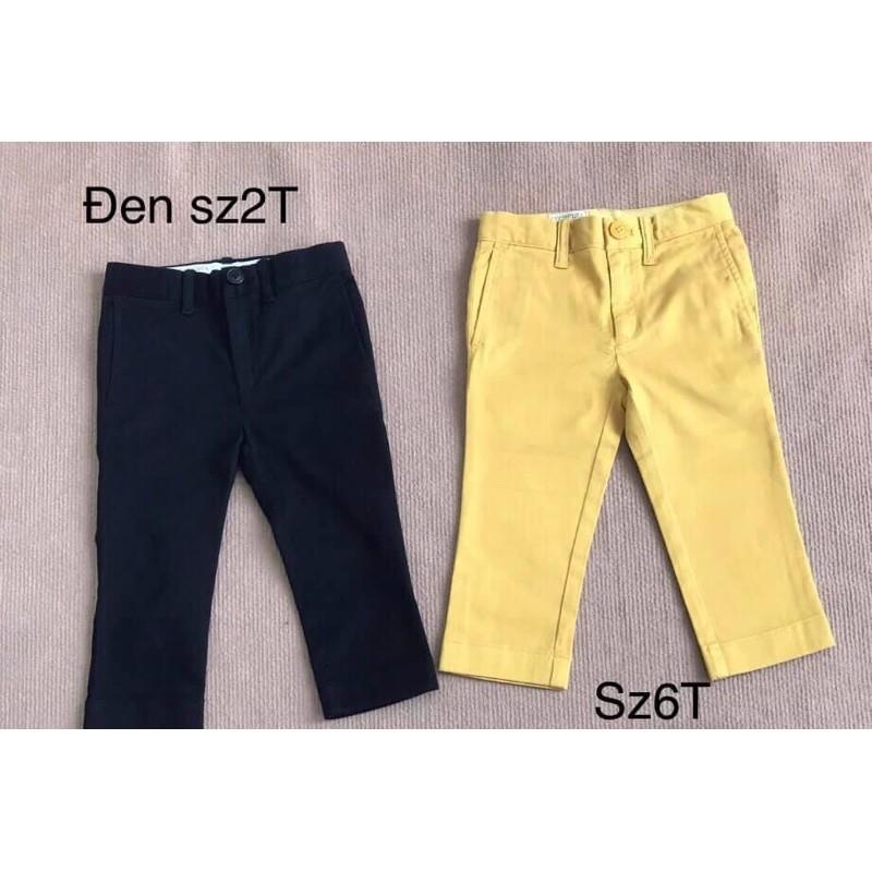 Quần kaki dài bé trai crewcut sz 2, sz 6