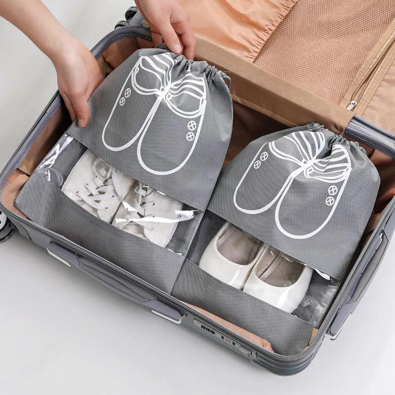 Túi Đựng Giày Dép Vải Dù Dây Rút Du Lịch - Túi Vải Đa Năng Duashop