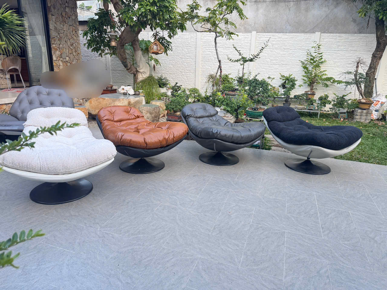 Ghế thư giãn xoay 360 Tundo nhiều màu lựa chọn