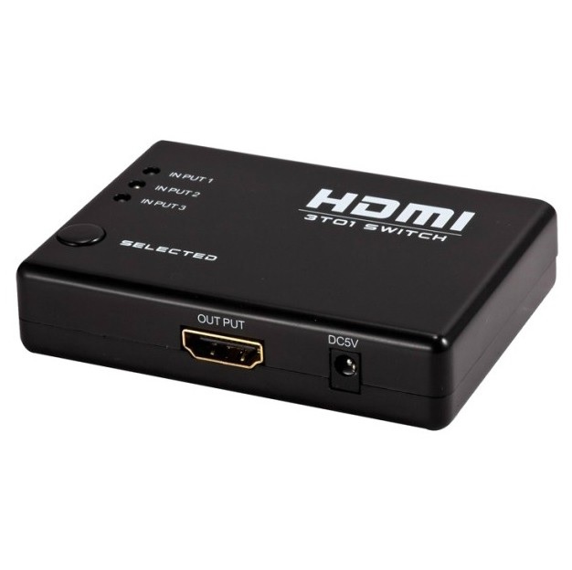 Bộ gộp HDMI 3 vào 1 ra - Gộp HDMI 3 ra 1 - Hàng Nhập Khẩu