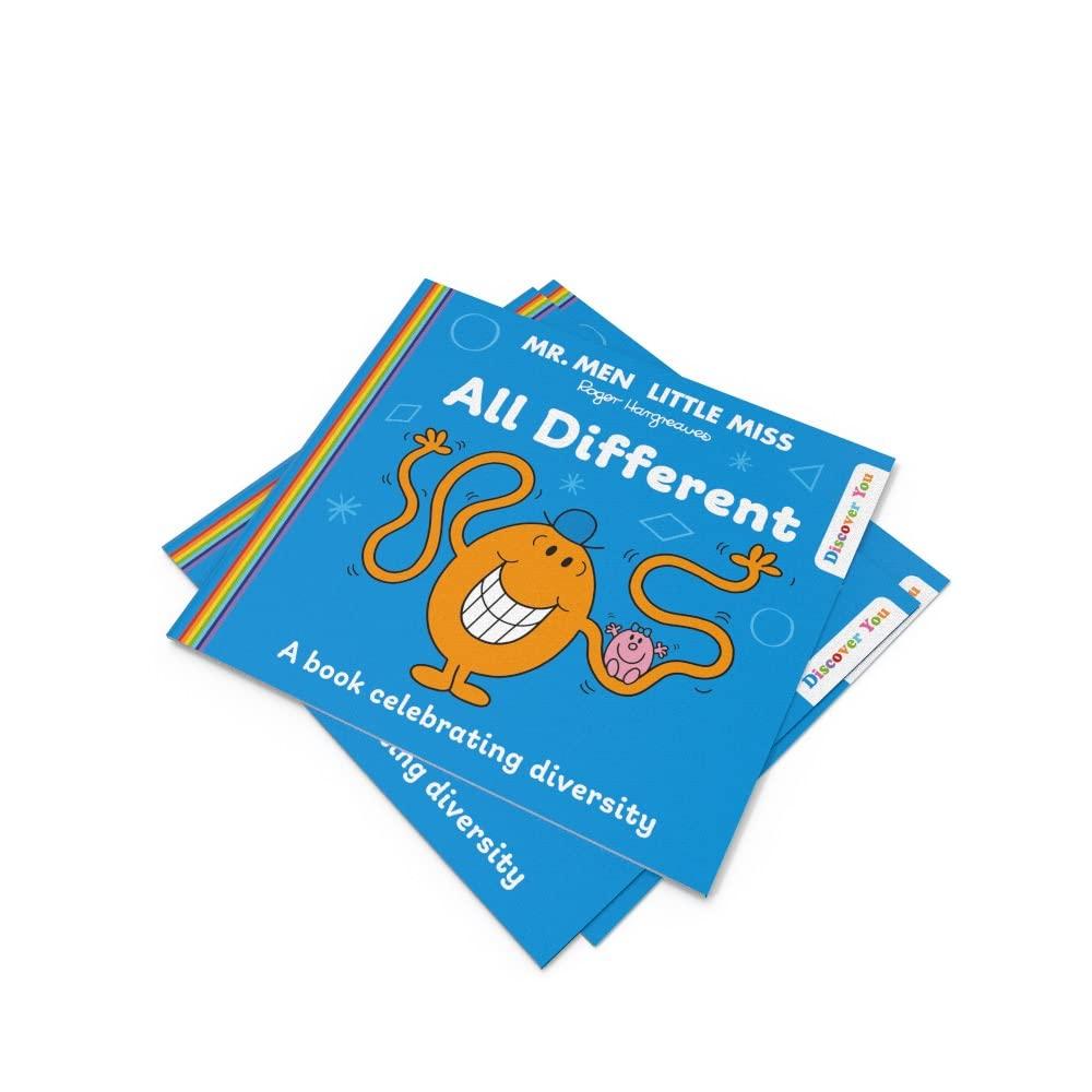 Truyện đọc thiếu nhi  tiếng Anh: Mr. Men and Little Miss Discover You — MR. MEN LITTLE MISS: ALL DIFFERENT