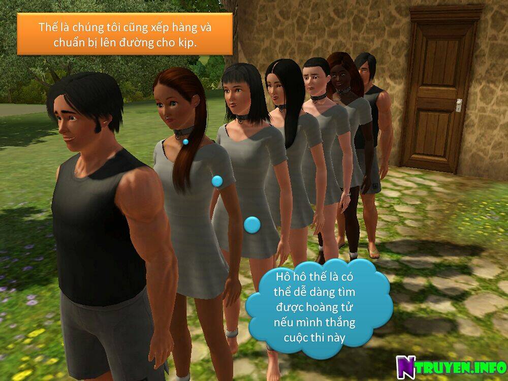 truyện sims - hoàng tử ơi ngươi ở đâu! chapter 4 22