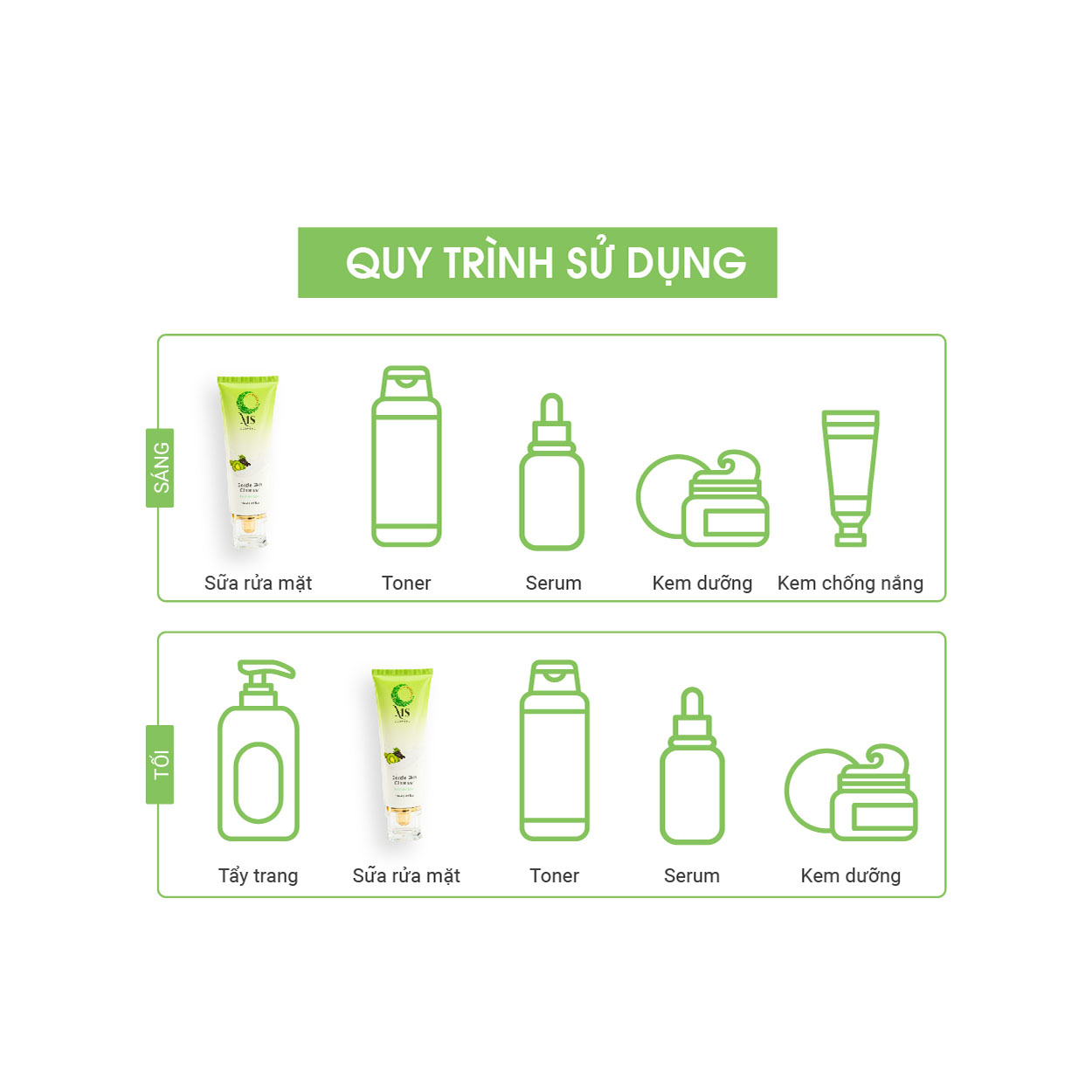 [MUA 2 TẶNG 1] Mua 2 Kem Dưỡng Da Mặt Brightening Day Cream 50ml - JOA GREEN Giúp Phục Hồi, Dưỡng Trắng Da Và Cải Thiện Nếp Nhăn (Tặng 1 Sữa Rửa Mặt MS 150ml) - Mỹ Phẩm MS COSMETIC