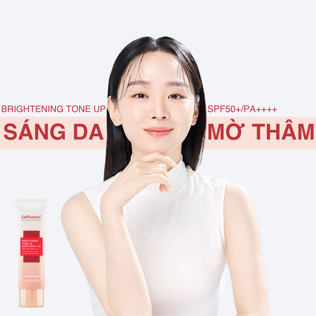 Kem Chống Nắng Nâng Tông Dưỡng Trắng Cell Fusion C Brightening Tone Up Sunscreen 100 SPF 50+/PA