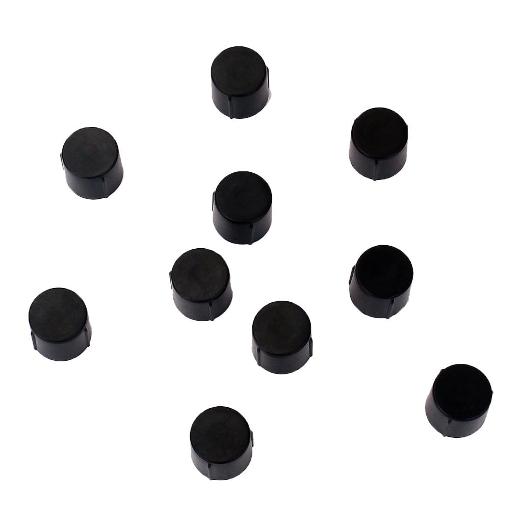 10 Pieces Guitar Bass Replacement Control Knobs Caps String Instrument Parts