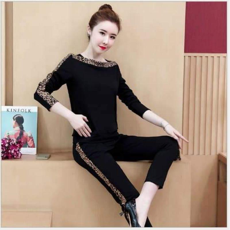 SÉT BỘ THỂ THAO PHỐI HỌA TIẾT BEO