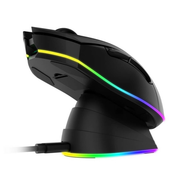 CHUỘT VI TÍNH DareU EM901X RGB Superlight Wireless Black Mouse_HÀNG CHÍNH HÃNG