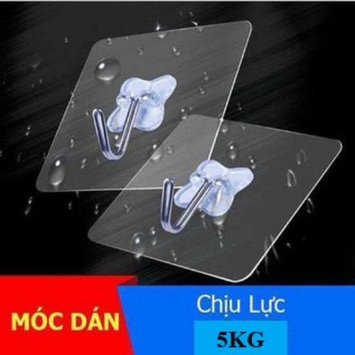 Combo 10 móc dán tường trong suốt chịu lực siêu chắc chắn