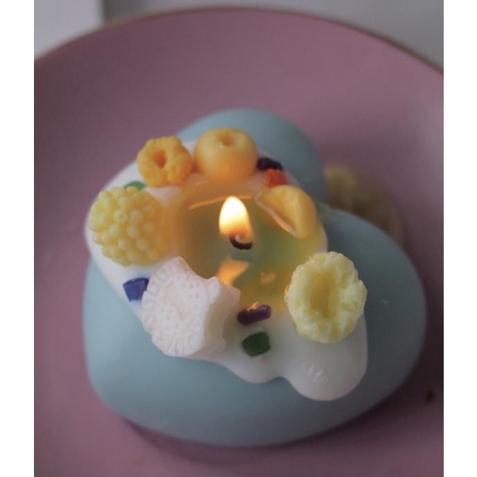 Nến Thơm Trái Tim Mix Topping Nhiều Màu Sắc, Quà Tặng Valentine Ý Nghĩa - Dory Lab