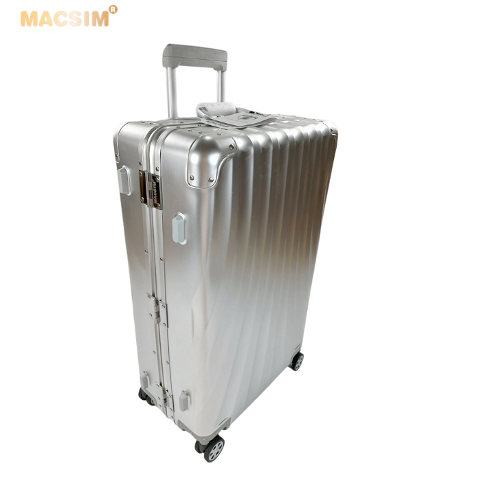 Vali hợp kim nhôm nguyên khối MS1307 Macsim cao cấp màu Bạc , màu đen, màu Ti-gold cỡ 28inches