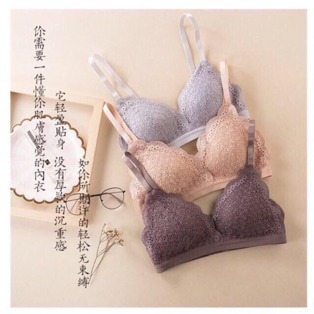 Áo lót phủ ren hoa 8288