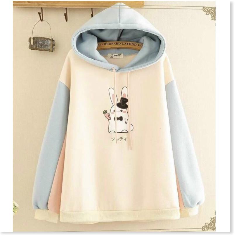 ÁO HOODIES NỮ HỌA TIẾT XINH XẮN MÀU SẮC TƯƠI MÁT FROM TO Y HÌNH THỜI TRANG