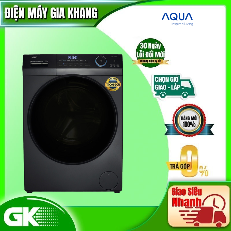 Máy giặt Aqua Inverter 10 kg AQD-D1002G - Hàng chính hãng