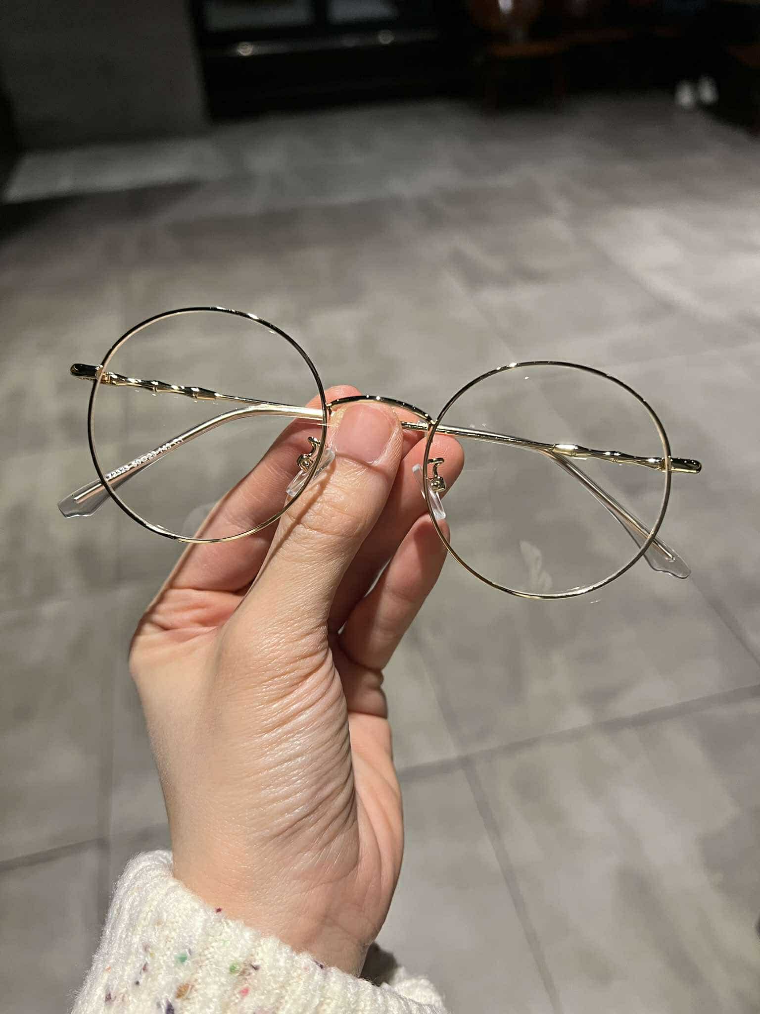 Kính Mắt tròn thời trang ulzzang Hàn Quốc