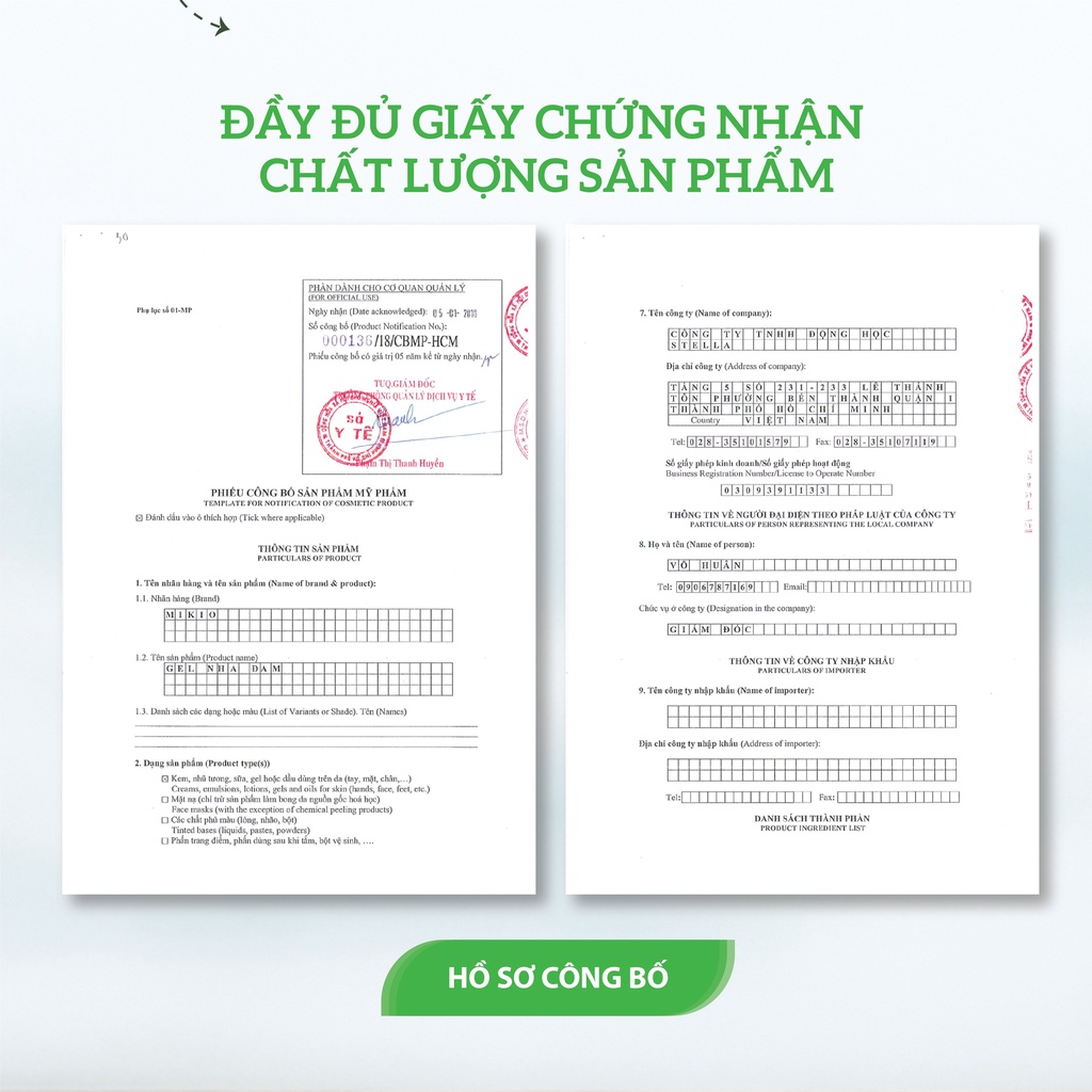 Combo 2 Gel Nha Đam Tươi Mát Làn Da Milaganics