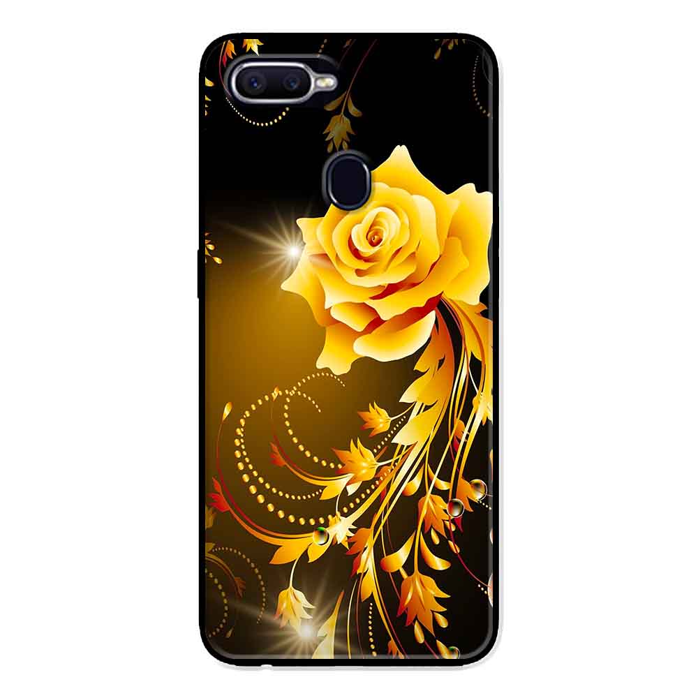Ốp Lưng in cho Oppo F9 Mẫu Hoa Hồng - Hàng Chính Hãng