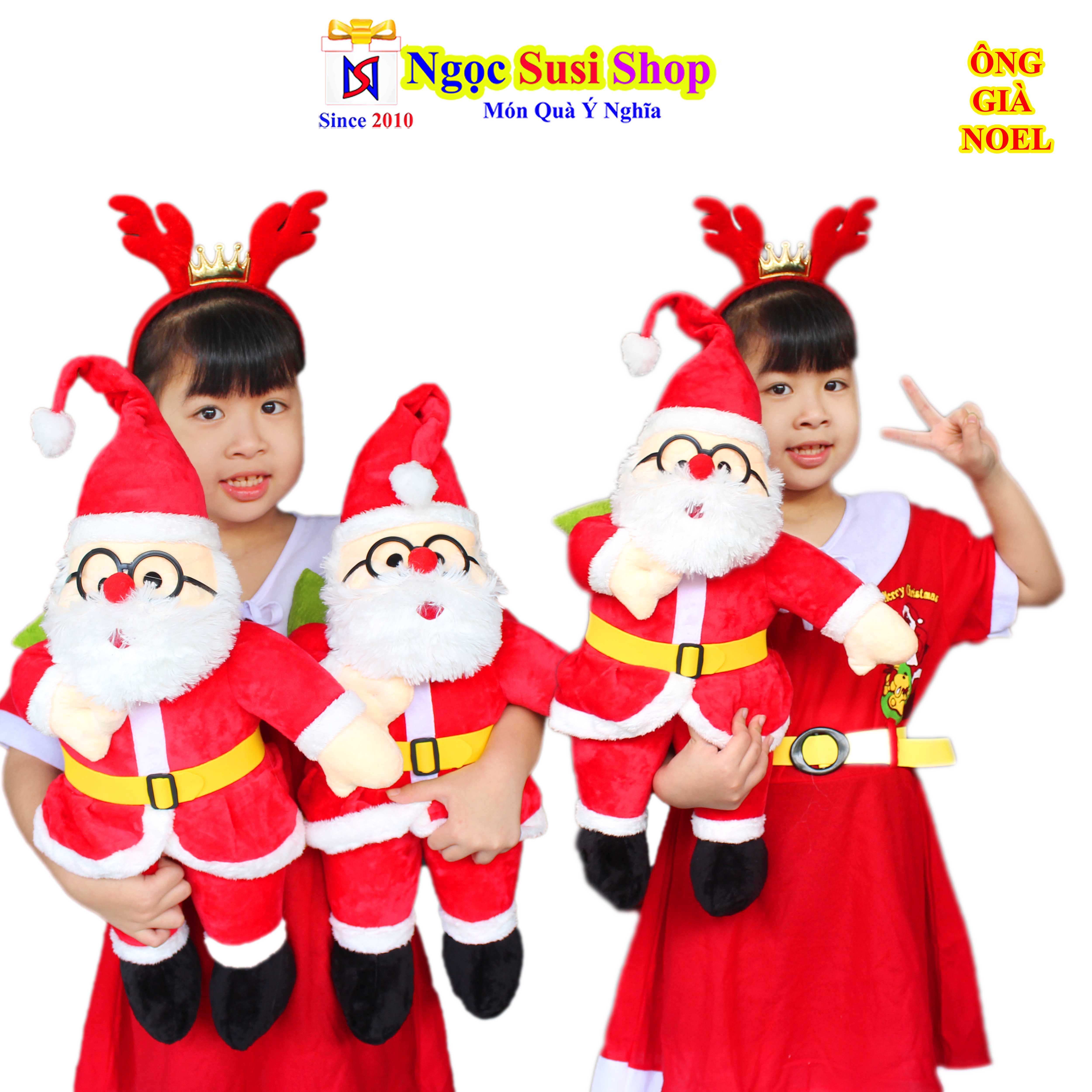 [CAO CẤP] GỐI ÔM ÔNG GIÀ NOEL SIÊU ĐẸP [ NHƯ ẢNH