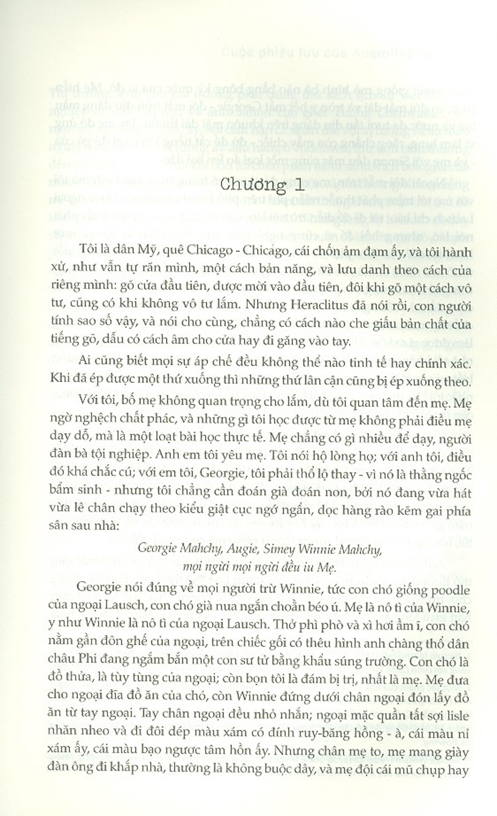 Cuộc Phiêu Lưu Của Augie March