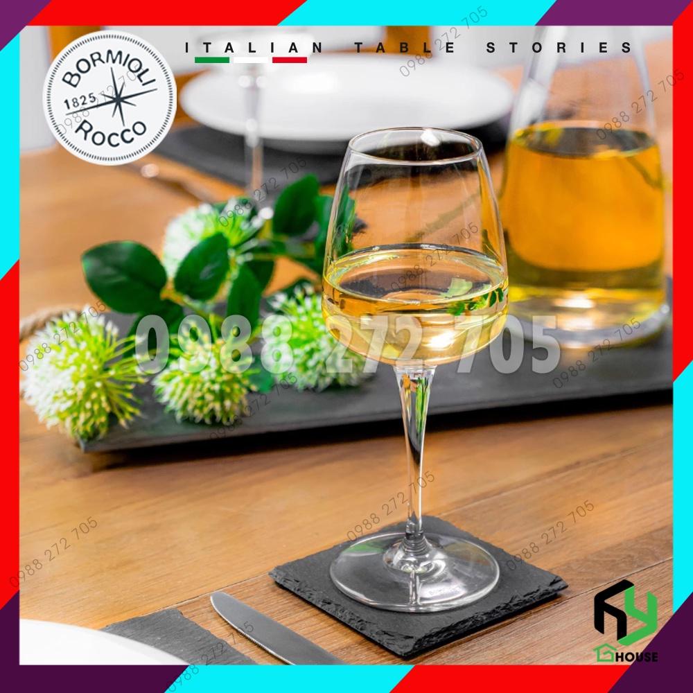 Ly uống rượu vang cao cấp, sâm panh thủy tinh, wine glass Aurum 350ml - Bormioli Rocco