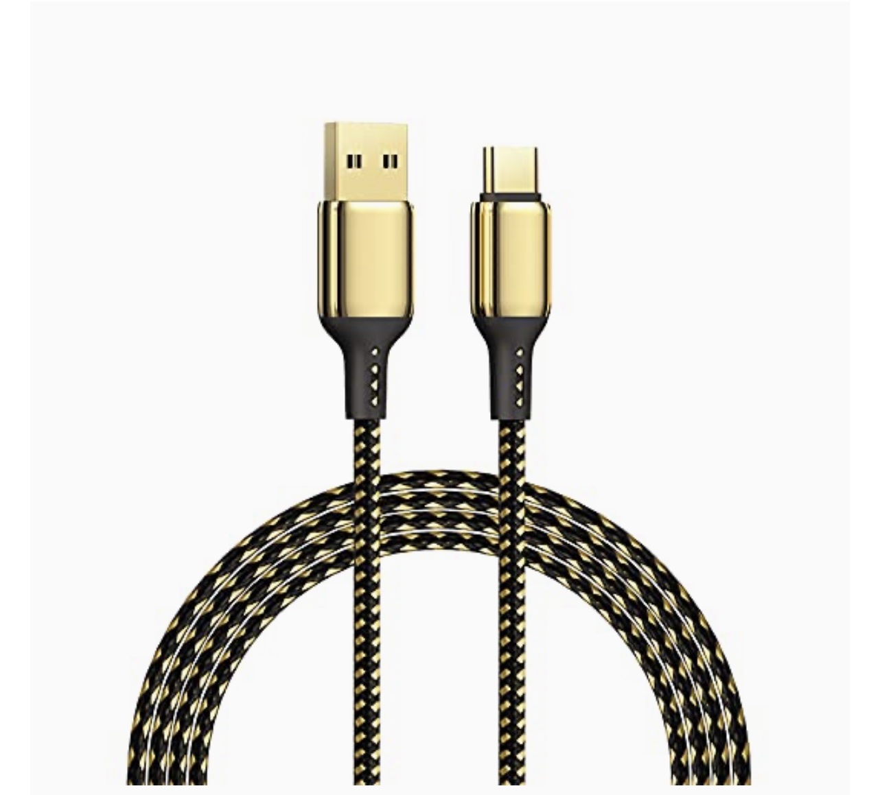 Cáp Wiwu Gold 18K USB To Type-C Cho iPad, Các Dòng Điện Thoại Samsung, Oppo GD-101 Chất Liệu Cao Cấp Lõi Đồng Truyền Tải Dữ Liệu Nhanh - Hàng Chính Hãng