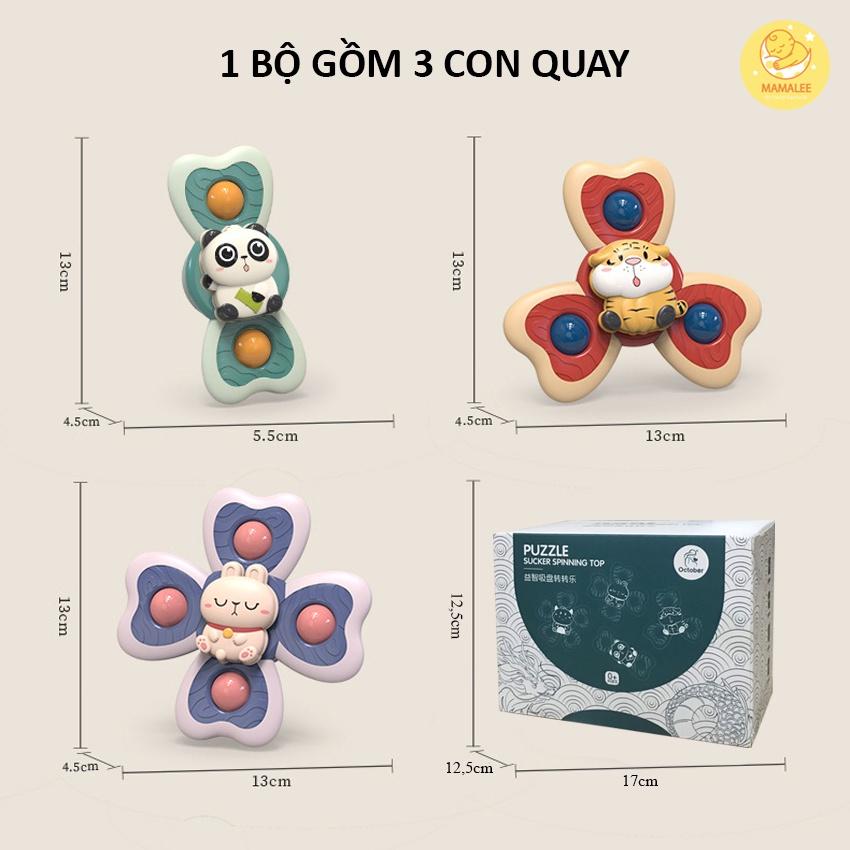 Đồ Chơi Con Quay Spinner Dính Tường - Chong Chóng Dán Tường Vui Nhộn Cho Bé