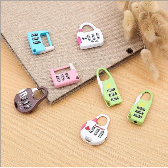 Ổ Móc Khóa Mini Dễ Thương 3 Mã Số quà tặng cho bé