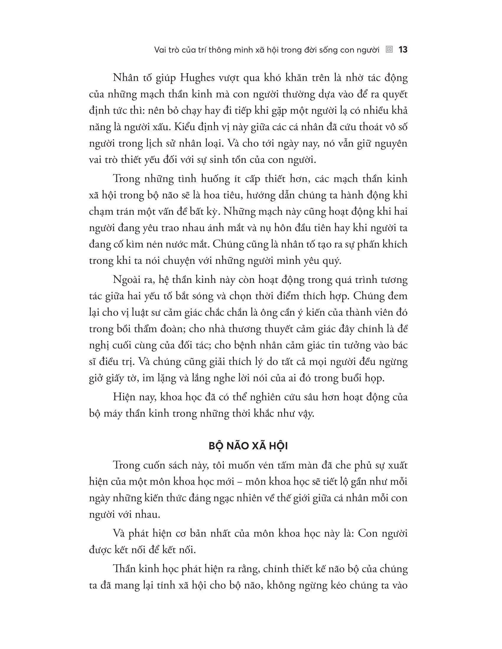 Sách - Trí Tuệ Xã Hội - Social Intelligence - Vũ Điệu Thần Kinh Kết Nối Mọi Bộ Não