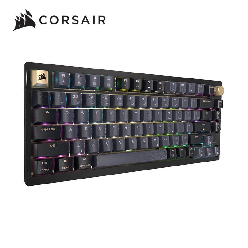 Bàn phím không dây Corsair K65 CSR RED-BLK-GLD (K65 Plus Wireless) - Hàng chính hãng