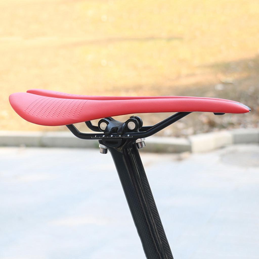 2xBicycle Seat Saddle Racing Road Cycling Hollow Shockproof Saddle Pad Black