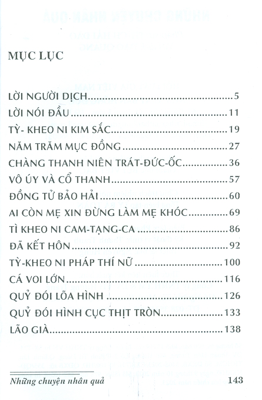 Những Chuyện Nhân Quả
