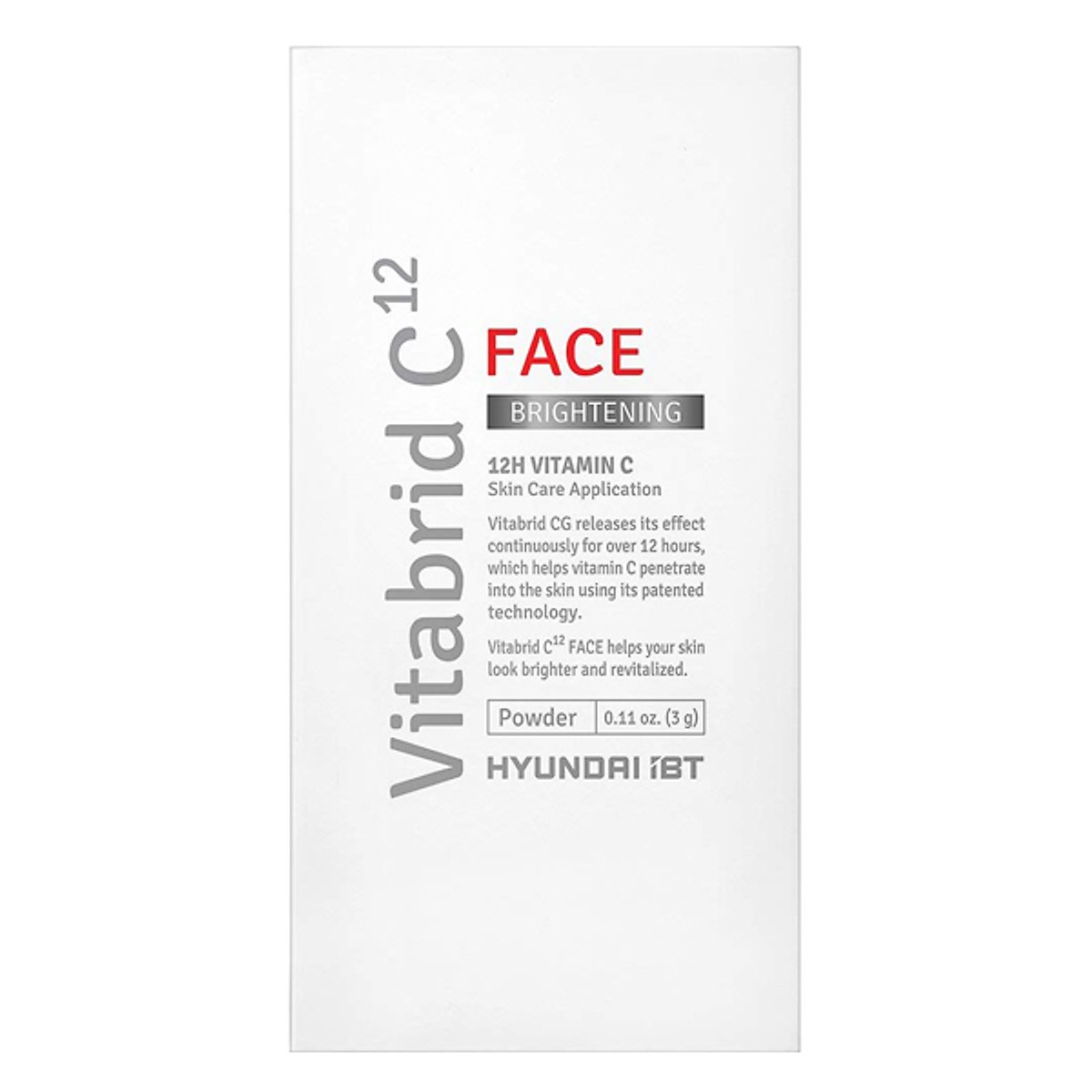 Bột Vitamin C dưỡng da dành cho da lão hóa và không đều màu Vitabrid C12 Face