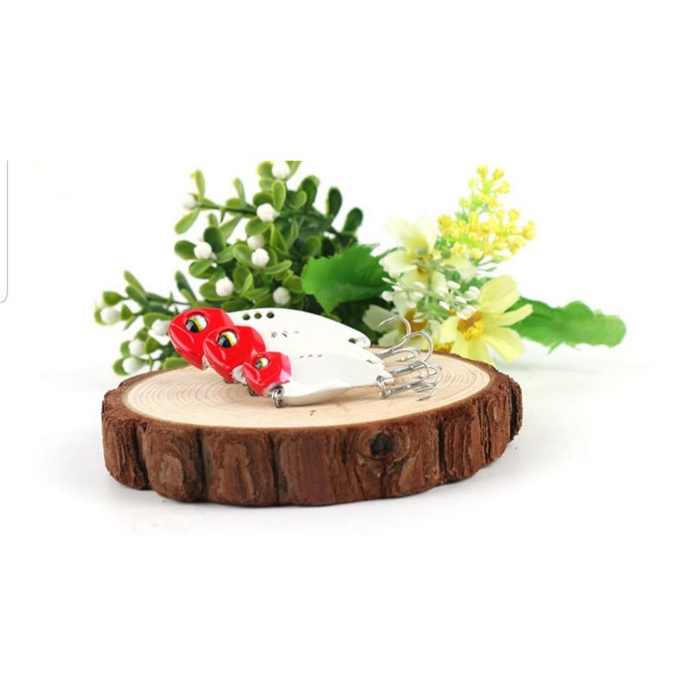 Mồi câu lure cá sắt 3D VIB , mồi lure cá lóc , cá chẽm full lưỡi bkk