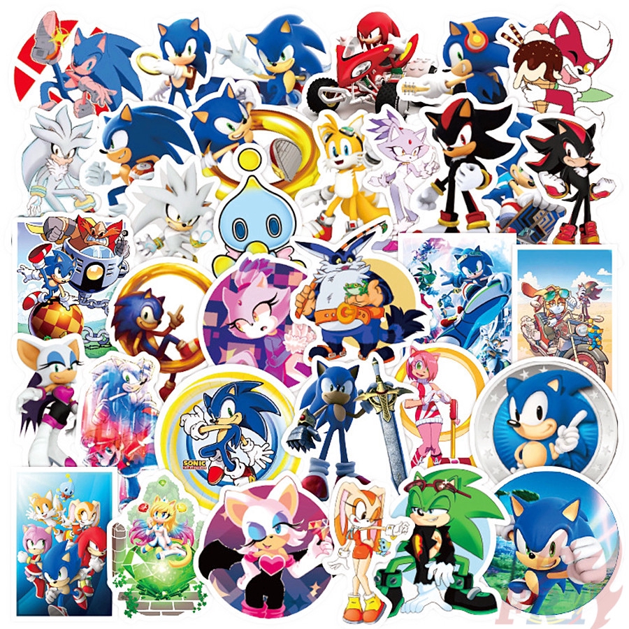 Set 30 Sticker Sonic The Hedgehog- Nhím Sonic