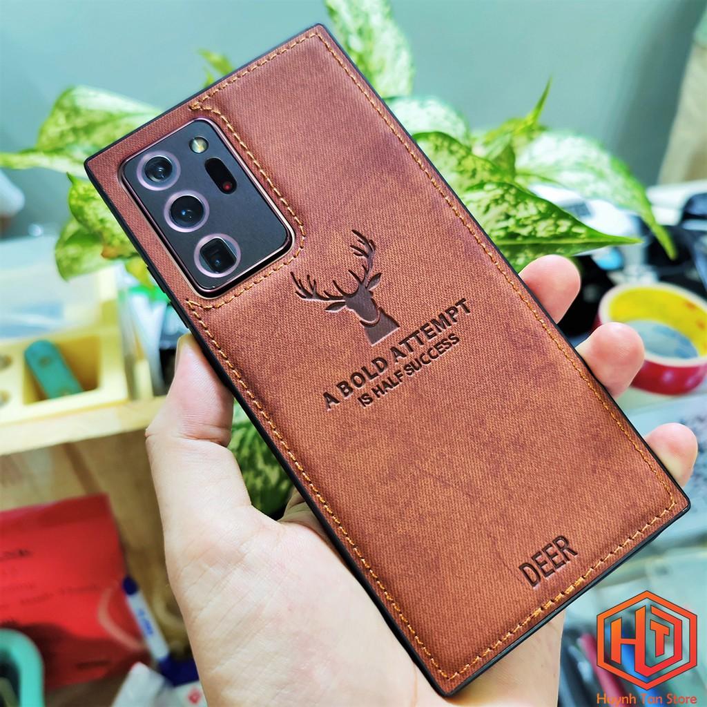 Ốp lưng note 20 note 20 ultra s21 plus s21 ultra s20 fe chống bám vân tay hình Nai 3D nhiều màu sắc huỳnh tân store