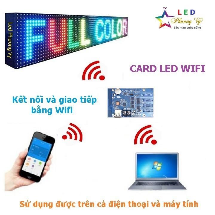 Bộ điều khiển Led ma trận Full color HD WF4 (USB, Wifi) – Thay thế card W62-75