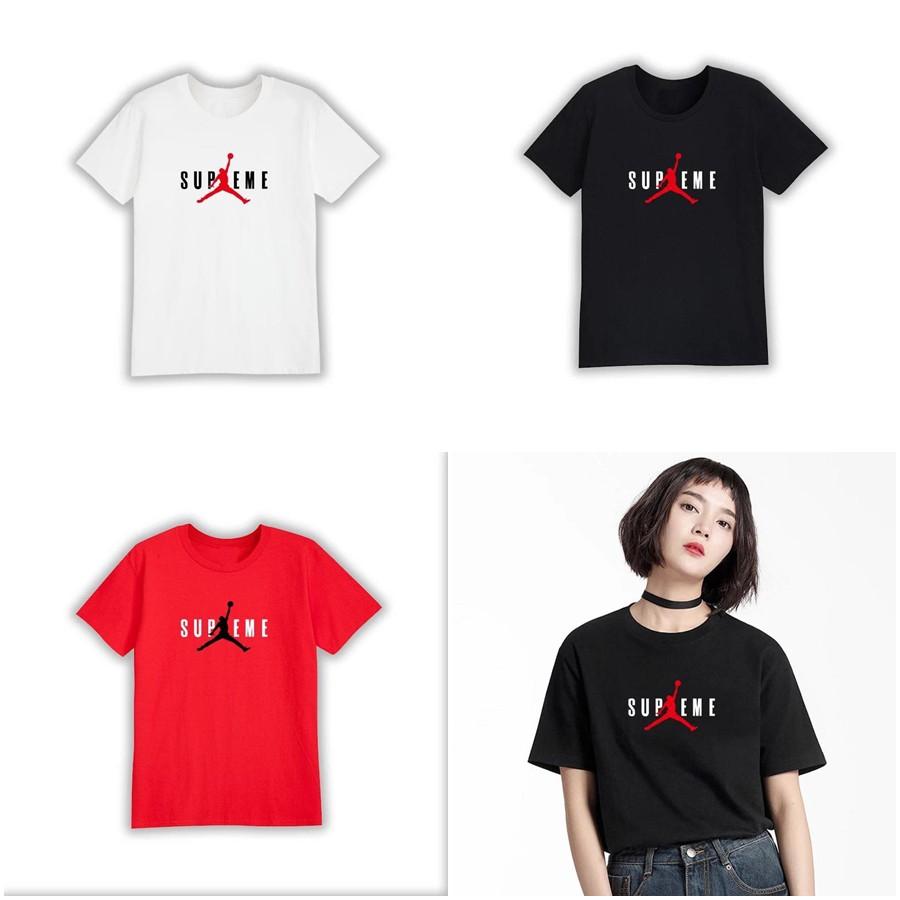 Áo thun unisex 100% cotton in hình superme X JD