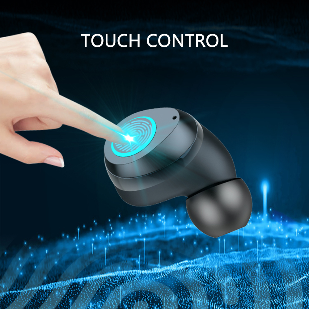 Tai Nghe Không Dây I07 BT5.0 Điều Khiển Cảm Ứng Giảm Tiếng Ồn Với Hộp Sạc Không Thấm Nước Màn Hình Kỹ Thuật Số