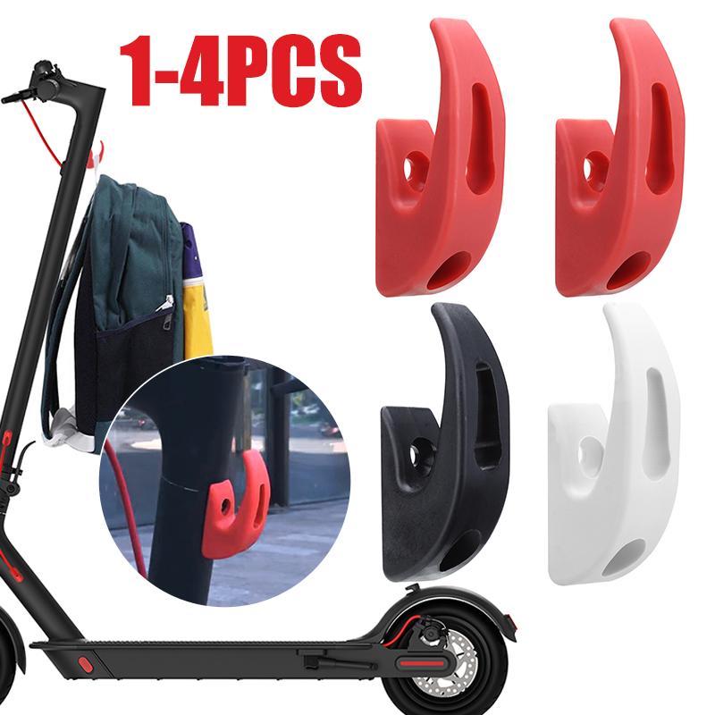 Chiếc xe tay ga điện phía trước cho Xiaomi M365 Pro Phụ kiện Túi xe tay ga Mũ bảo hiểm Túi móc móc kép Color: Black 3pcs