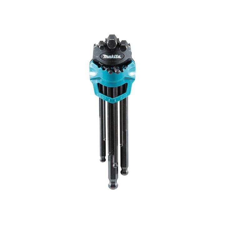 Bộ Lục Giác Đầu Bi 9 CHI TIẾT MAKITA B-65894 ( 1.5 - 10 mm)- Chính Hãng