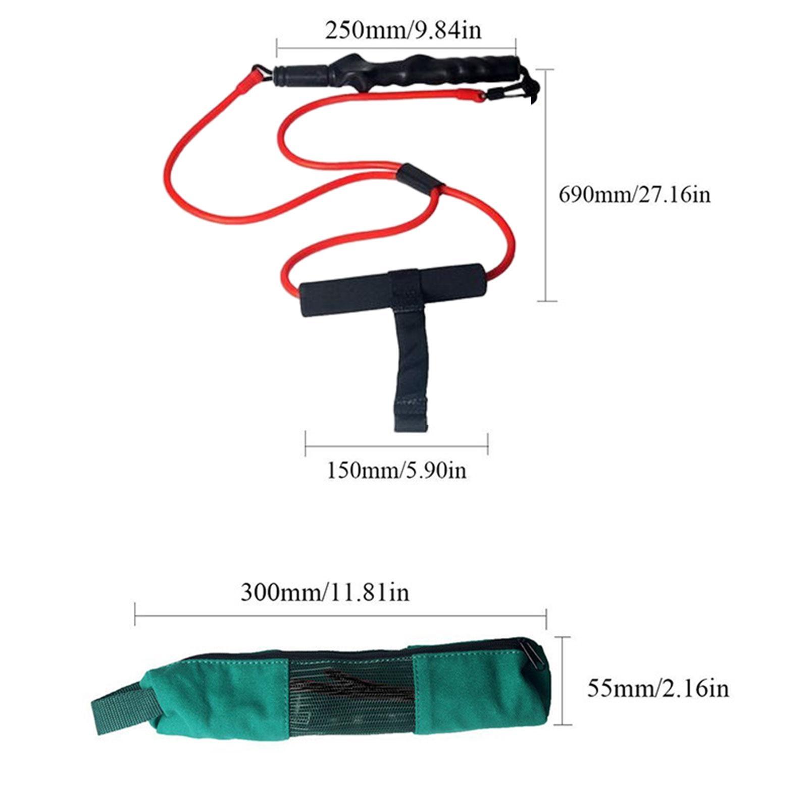 Golf Swing Resistance Bands Posture Correct with Storage Bag Golf Training Aid