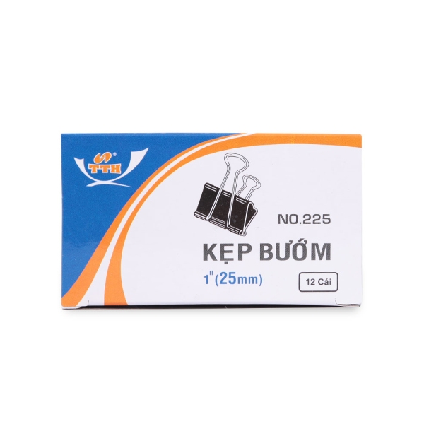 Kẹp Bướm TTH 225 (12 Cái/ Hộp) - 25mm