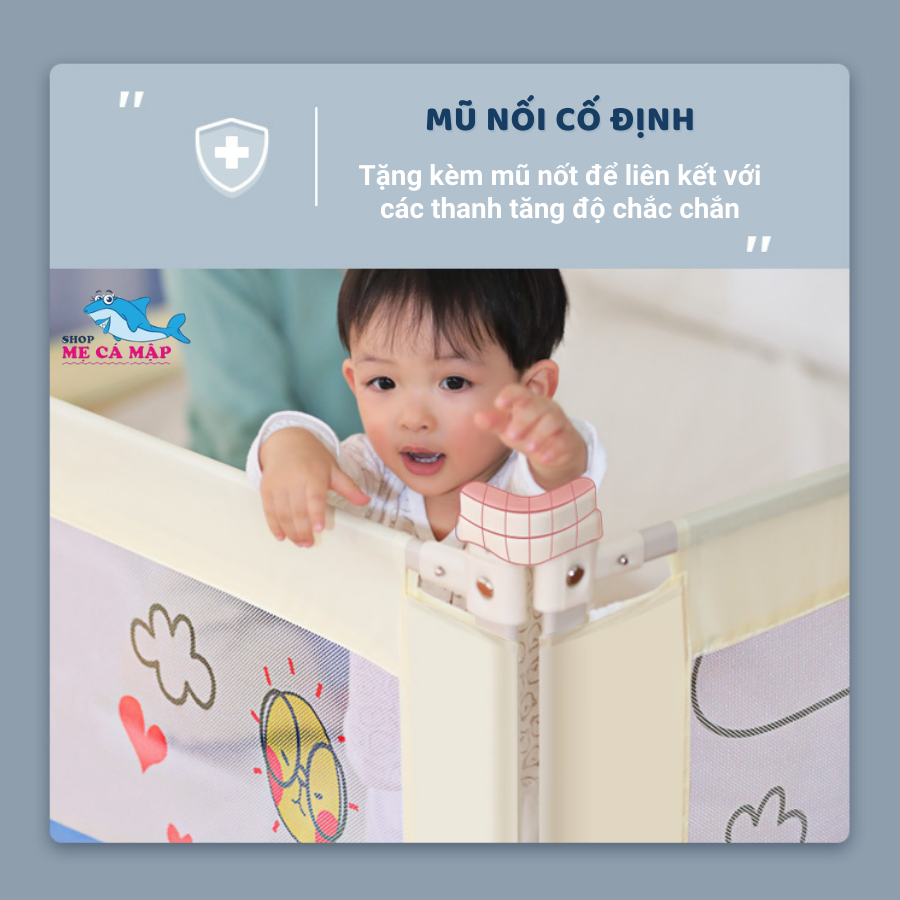 Thanh Chắn Giường PAKEY C1 Mẫu Mới Rẻ Nhất Thị Trường, Thanh Chắn Giường Cho Bé Họa Tiết Ngộ Nghĩnh