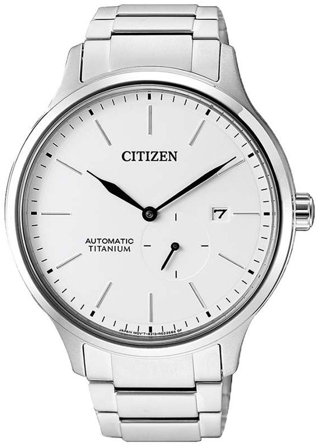 Đồng Hồ Nam Citizen Dây Titanium NJ0090-81A - Mặt Trắng (Sapphire)