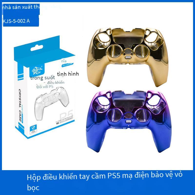 Phong cách mới nhất Bộ điều khiển PS5 vỏ bảo vệ mạ điện Bộ điều khiển trò chơi PS5 mạ điện vỏ cứng PS5 tách lớp vỏ bảo vệ mạ điện nhiều màu sắc