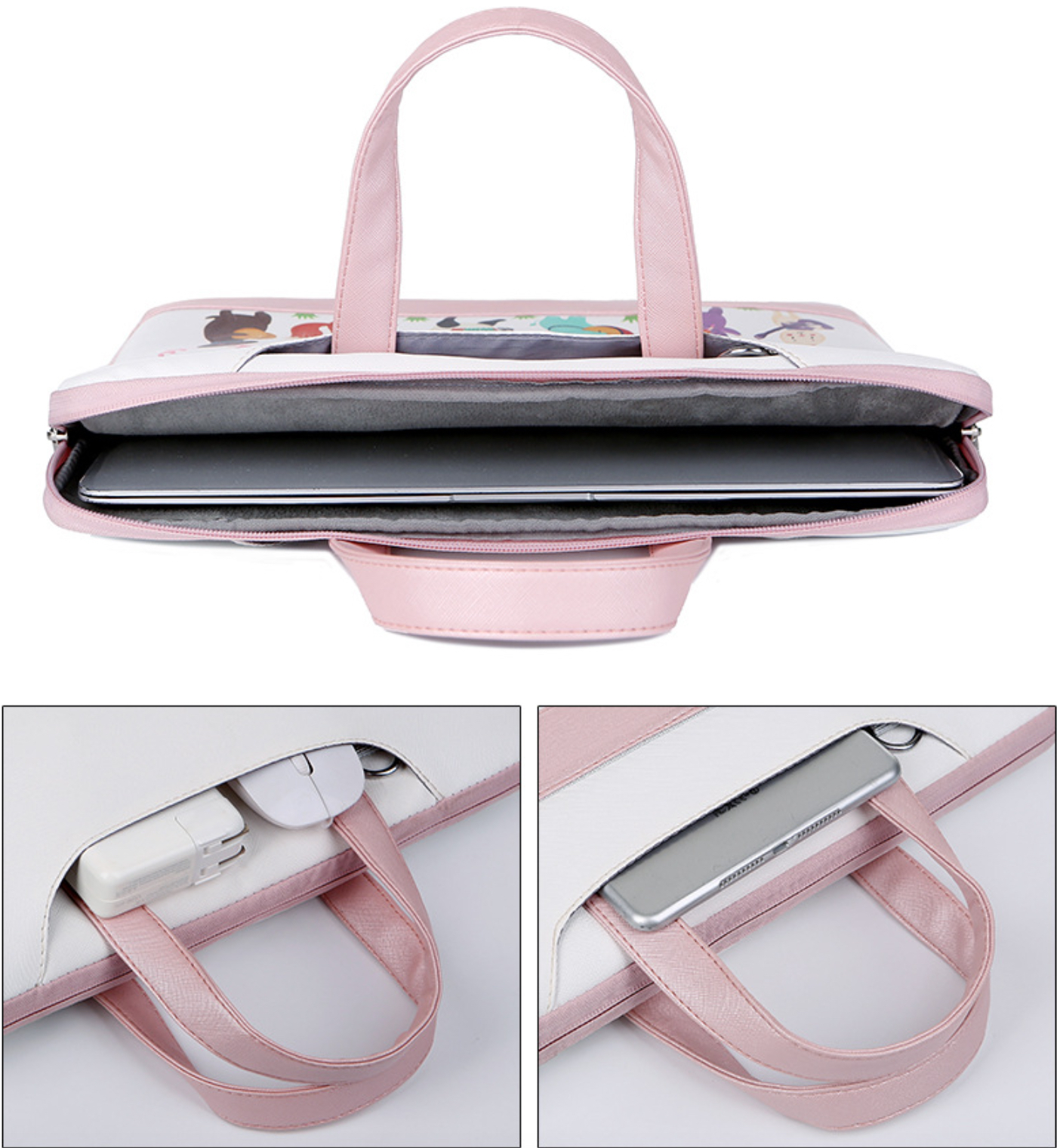 Túi chống sốc đeo chéo dành cho ipad, macbook, laptop surface cute dễ thương