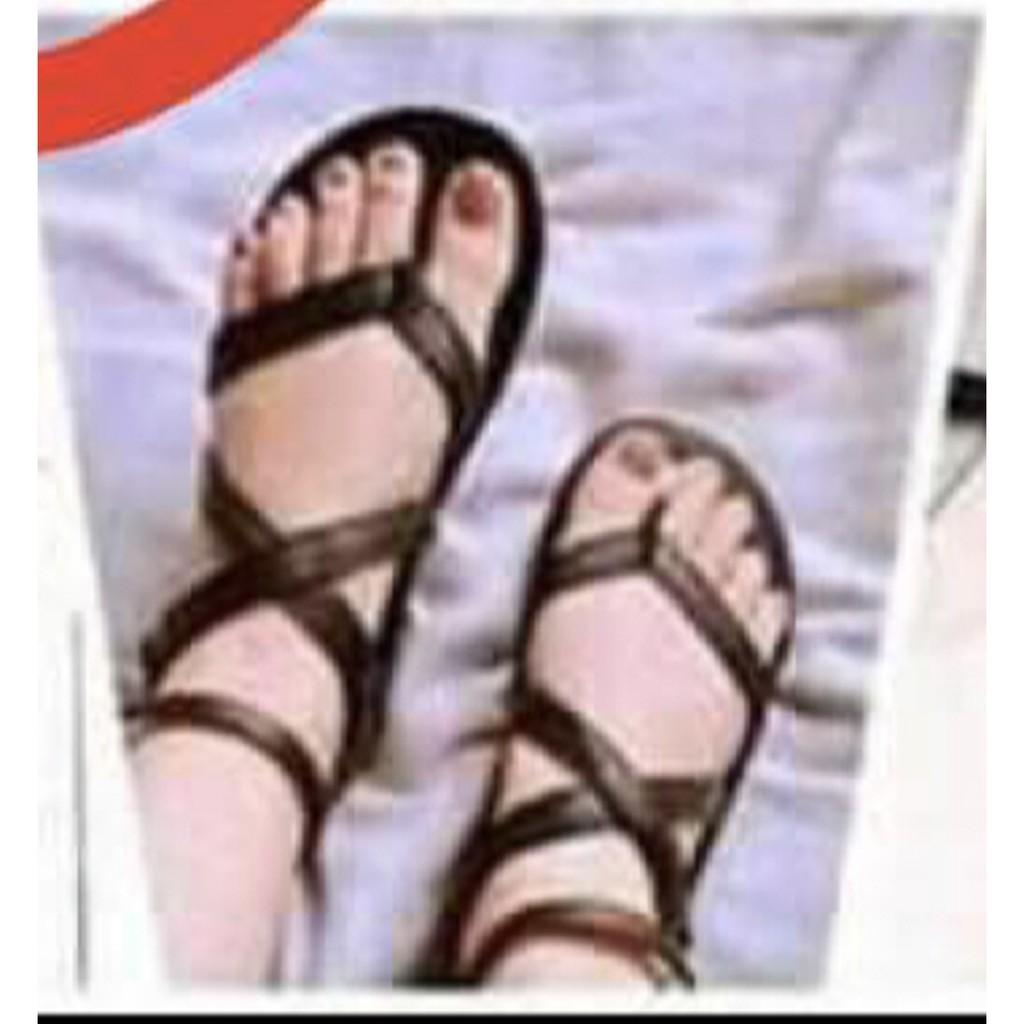 Sandaldongnai dép sandal nữ đế đen quai đen size từ 35 nữ đến 40 nữ