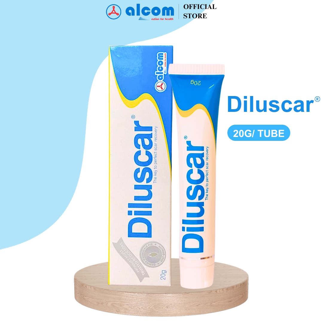 Gel Liền Sẹo Diluscar Tube 20g Liền Sẹo Lồi, Sẹo Lõm