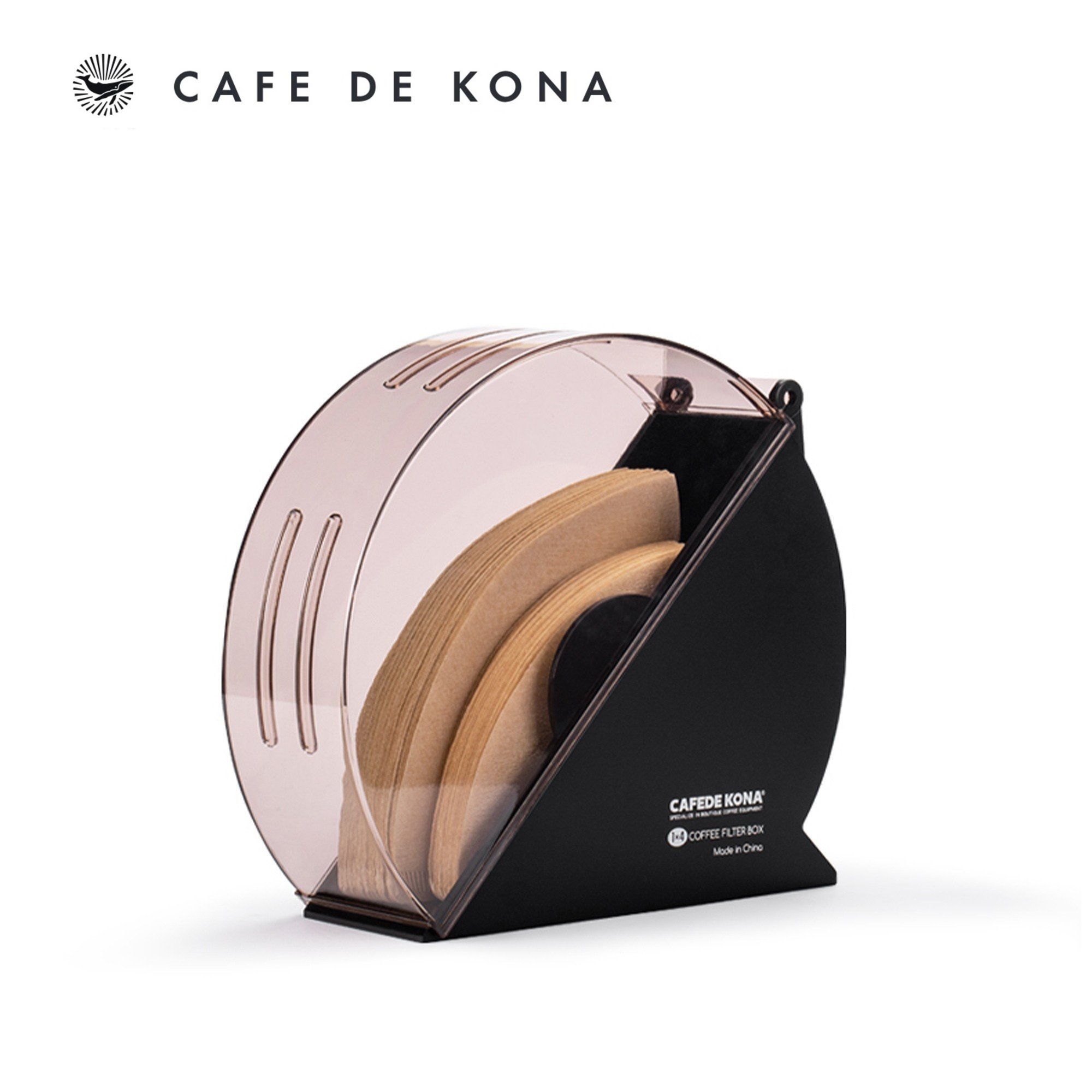 Hộp nhựa đựng giấy lọc cà phê pour over V60 CAFE DE KONA