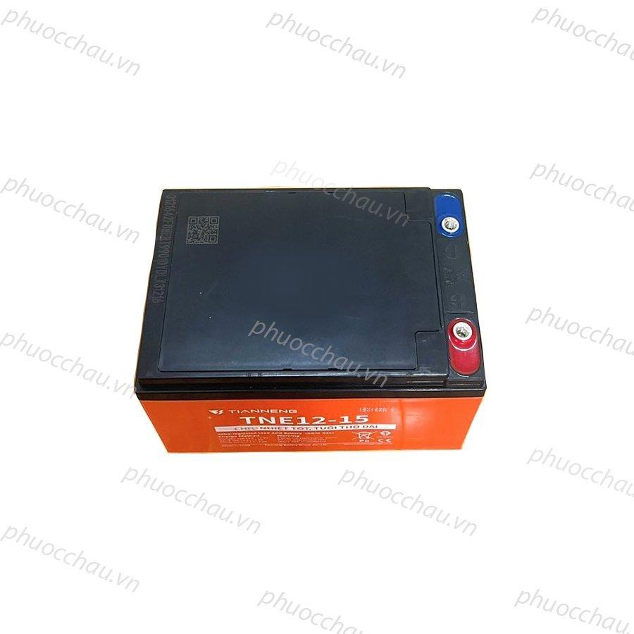 Ắc Quy Xe Đạp Điện Thiên Năng TIANNENG TNE12-15 12V-15AH dùng cho Loa Kéo, Năng Lượng Mặt Trời